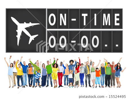 On Time Punctual Efficiency Organization Management Concept On Time Punctual Efficiency Organization Management Concept 15524495