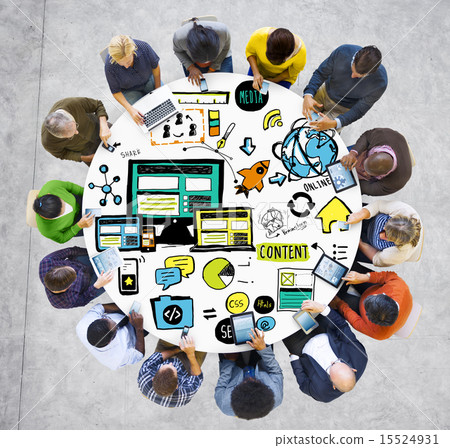 Diversity People Responsive Design Digital Communication Content Diversity People Responsive Design Digital Communication Content 15524931