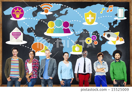 Social Network Sharing Global Communications Connection Concept Social Network Sharing Global Communications Connection Concept 15525009