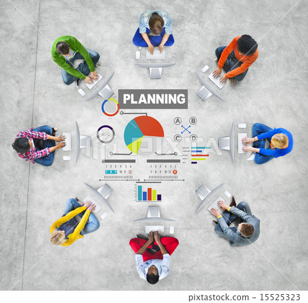 DIversity Casual People Planning Digital Communication Ideas Con DIversity Casual People Planning Digital Communication Ideas Con 15525323