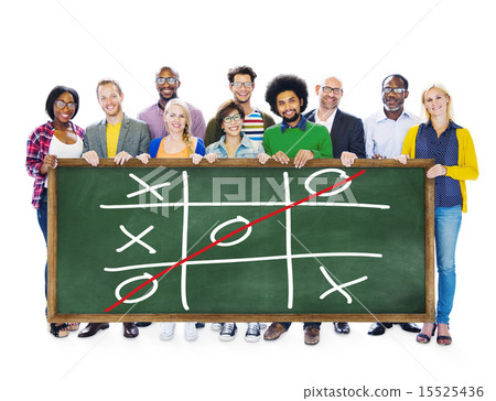 Tic Tac Toe Game Competition XO Win Challecge Concept Tic Tac Toe Game Competition XO Win Challecge Concept 15525436