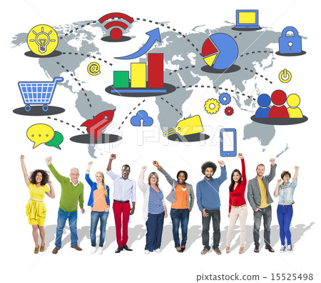 Marketing Global Business Growth Commercial Media Concept 15525498