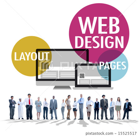 Web Design Content Creative Website Responsive Concept 15525517