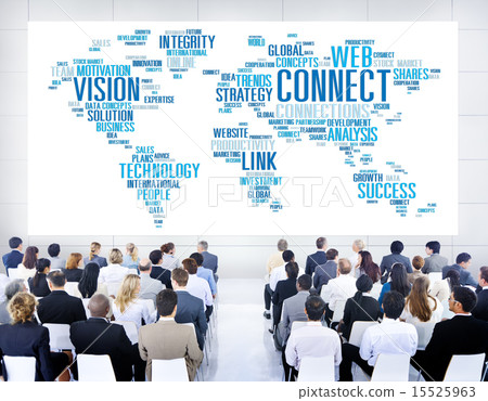 Stock Photo: Connection Social Media Internet Link Networking Concept