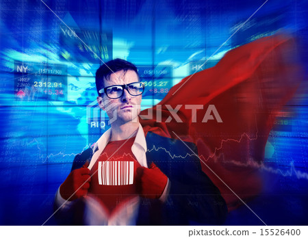 Barcode Strong Superhero Success Professional Empowerment Stock Barcode Strong Superhero Success Professional Empowerment Stock 15526400