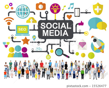 Social Media Social Networking Connection Global Concept 15526477