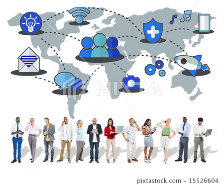 Social Network Sharing Global Communications Connection Concept Social Network Sharing Global Communications Connection Concept 15526604