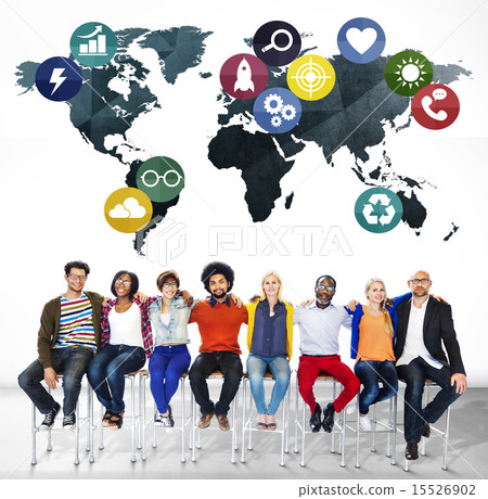 Global Communication World Earth Connection Network Concept 15526902