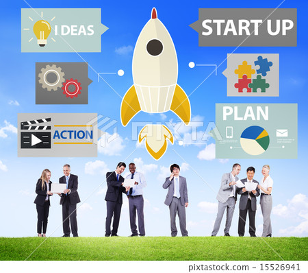 Startup Innovation Planning Ideas Team Success Concept Startup Innovation Planning Ideas Team Success Concept 15526941