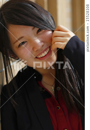 School girls with a smile School girls with a smile 15528108