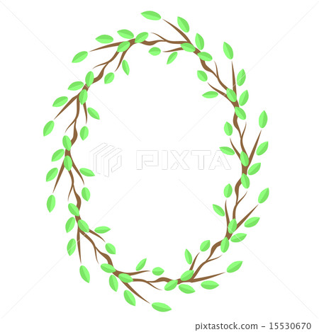 Spring Green Leaves Frame 15530670