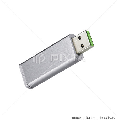 USB flash memory isolated on a white background 15531989