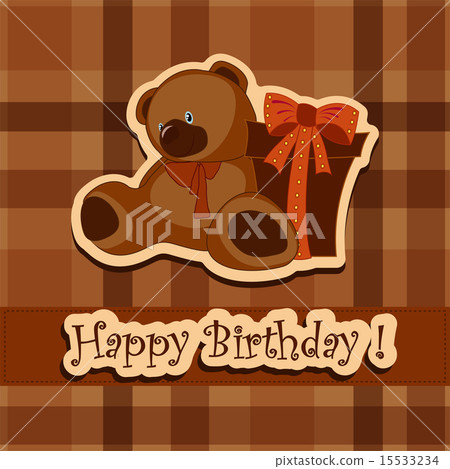 Holiday greeting card on his birthday 15533234