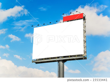 Blank billboard ready for new advertisement Blank billboard ready for new advertisement 15533441