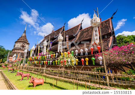 Wat Lok Molee, Old wooden temple in Chiang Mai,  15533815