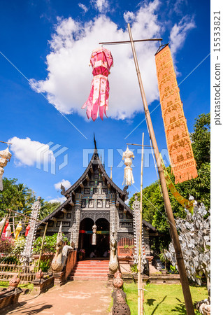 Wat Lok Molee, Old wooden temple in Chiang Mai, Wat Lok Molee, Old wooden temple in Chiang Mai, 15533821