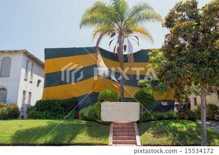 Termites tented House for bug treatment 15534172