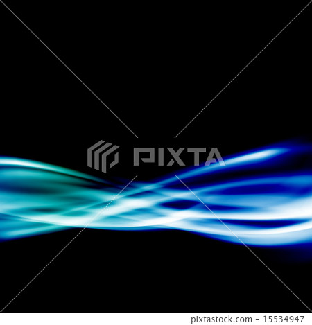 Blue energy swoosh speed modern wave line 15534947