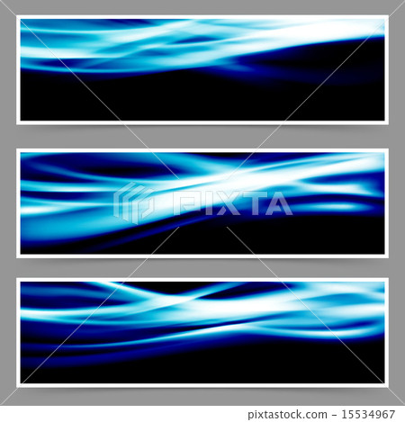 Energy speed swoosh blue wave header set Energy speed swoosh blue wave header set 15534967