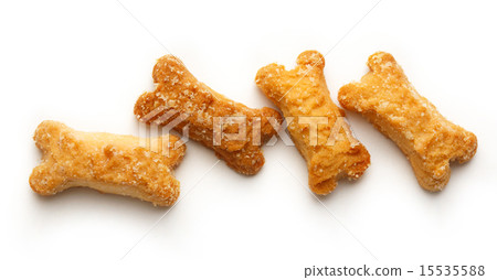 Pile of bone formed cookies Pile of bone formed cookies 15535588
