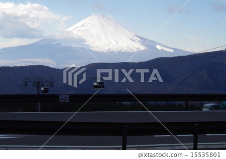 Fuji and the ropeway 15535801