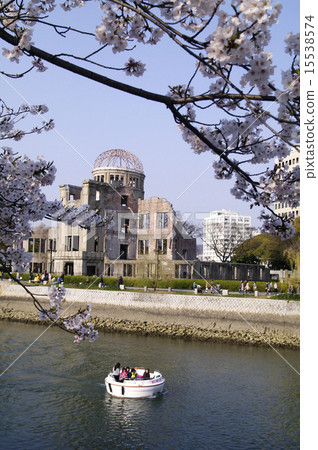A-bomb Dome and Spring landscape 15538574