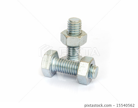 Bolt and nut. Bolt and nut. 15540562