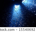 Light falling underwater 15540692