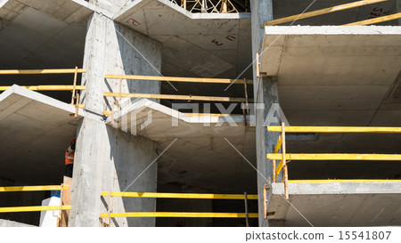 Concrete framework of the future building 15541807
