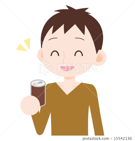 男性飲用罐裝咖啡 15542136