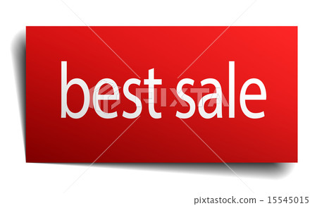 best sale red paper sign isolated on white best sale red paper sign isolated on white 15545015