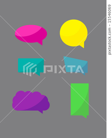 Set of chat icons, speech bubbles 15546069