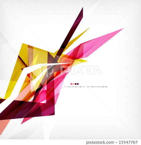 Angular geometric color shapes - Stock Illustration [15547767] - PIXTA