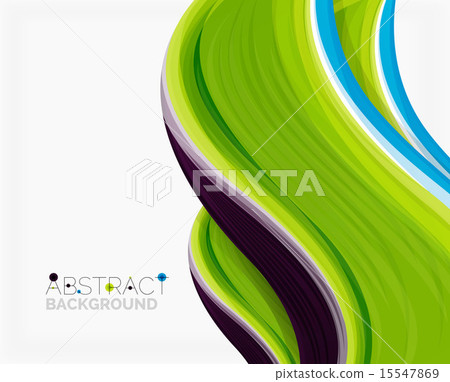 Abstract realistic solid wave background 15547869