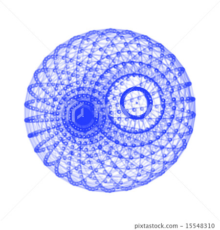 Abstract sphere from connected dots with lines Abstract sphere from connected dots with lines 15548310
