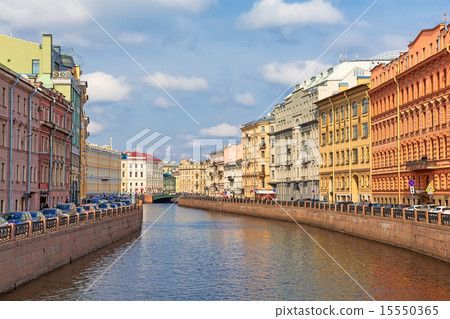 View of the Moyka river, St. Petersburg 15550365