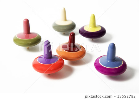 Colorful Tops fighting game 15552782