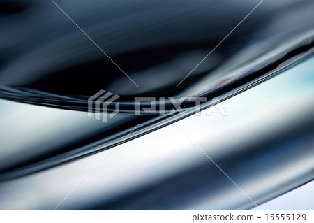 Abstract blue shiny liquid shape Abstract blue shiny liquid shape 15555129