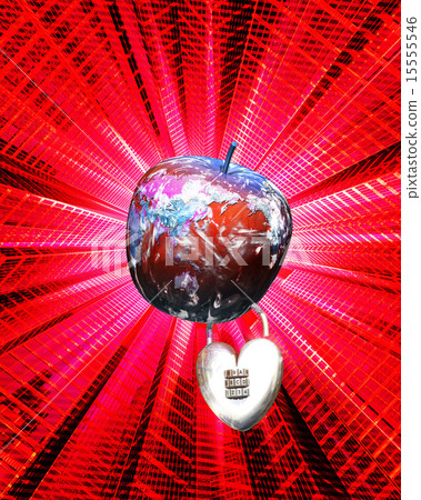 Global warming apple fruit earth and its key 15555546