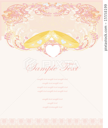 wedding Invitation card with rings wedding Invitation card with rings 15558199