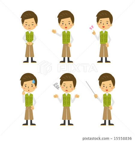 Male set of chefs Male set of chefs 15558836