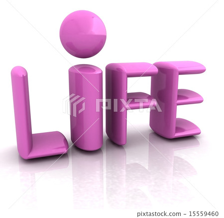 3d text "life" 3d text "life" 15559460