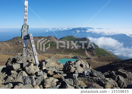 Scenery from the summit of Ontake summit just before eruption Scenery from the summit of Ontake summit just before eruption 15559655