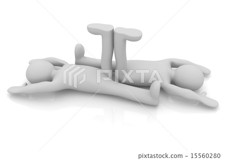 3d mans isolated on white. Series 3d mans isolated on white. Series 15560280