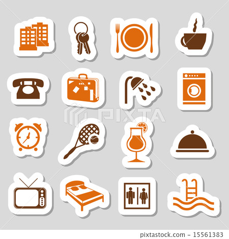 hotel and accommodation stickers 15561383