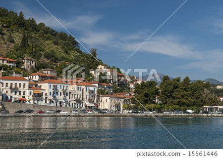 Boats in the harbor of Gytheio in Greece 15561446