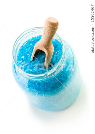 blue bath sea salt 15562467