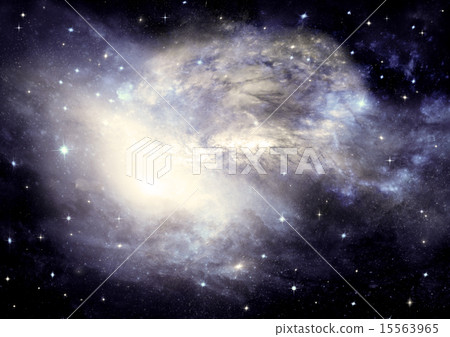 galaxy in a free space 15563965