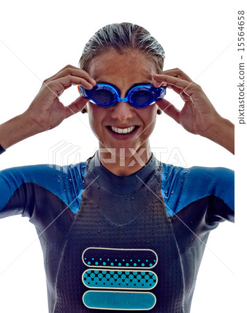 woman triathlon ironman swimmers athlete 15564658