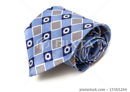 blue tie coiled 15565264